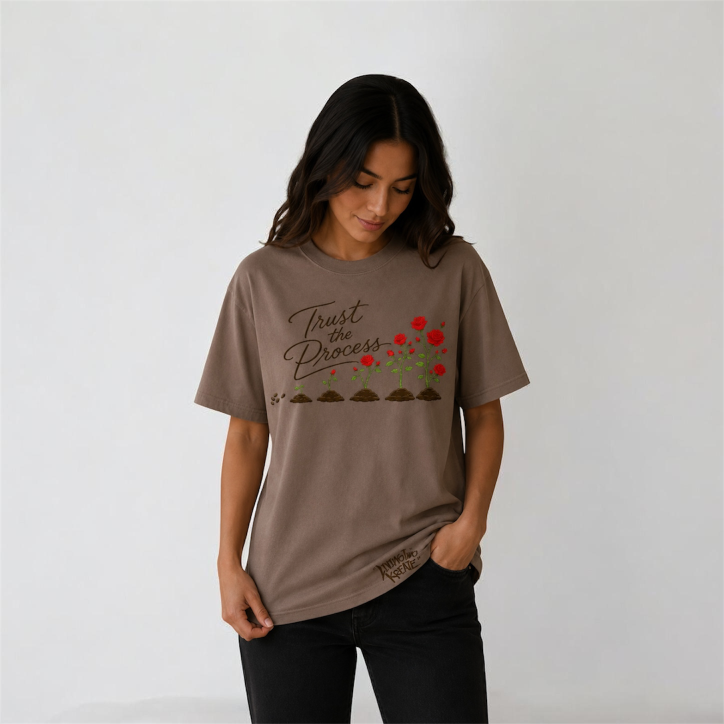 Livingtwokreate Trust the process T-Shirt 🌱🌸